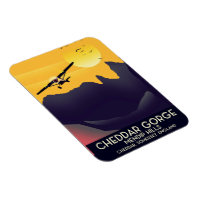 Cheddar Gorge vintage travel poster.