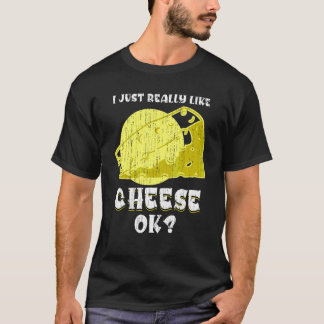 Cheddar Snack Foodie Cheese   Cheese T-Shirt