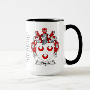 Cheek Family Coat of Arms Mug