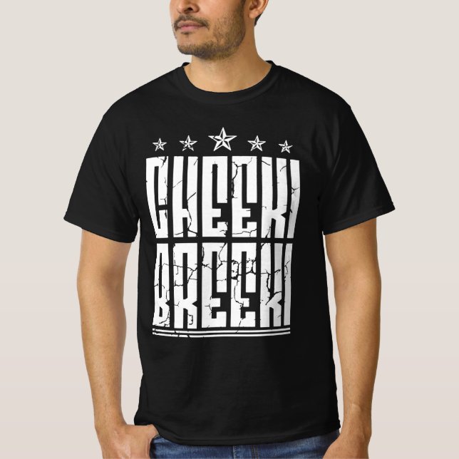 Cheeki Breeki - Russian Slav Style T-Shirt (Front)