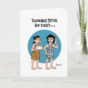 Cheeky 50th Birthday Card