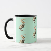 Cheeky and fun pelican mug