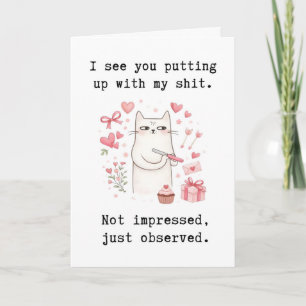 Cheeky Anniversary Card for Wife, Snarky
