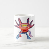 Cheeky Axolotl design mug