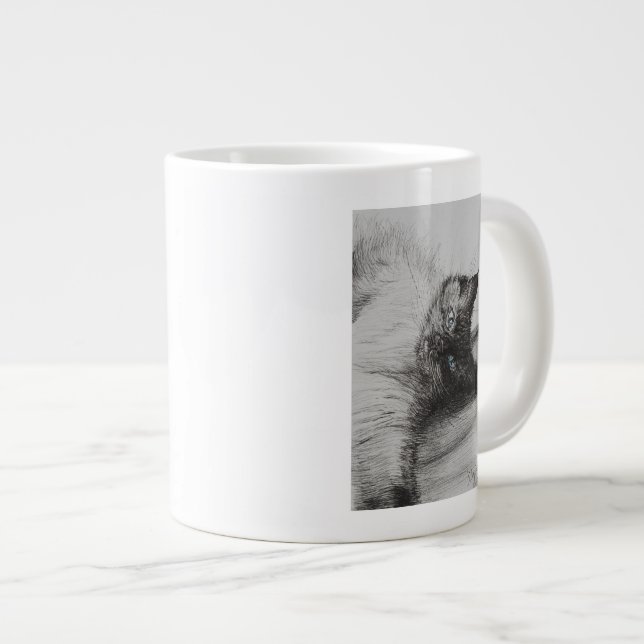 Cheeky Baby Large Coffee Mug (Front Right)