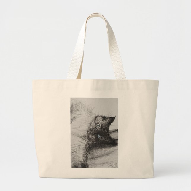 Cheeky Baby Large Tote Bag (Front)