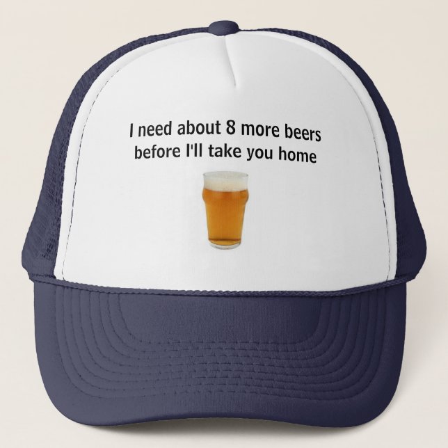 cheeky beer drinkers cap (Front)