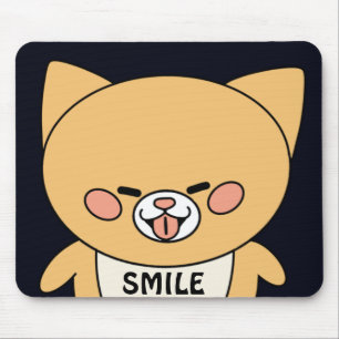 Cheeky Cat Laughing Fun Mouse Mat