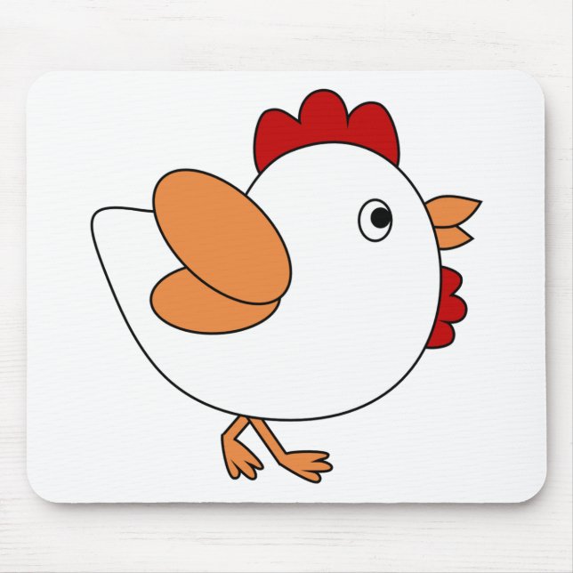 Cheeky Chicken Mouse Mat (Front)