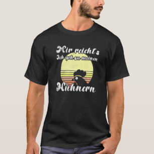 Cheeky Chicken Sunset Geh Zu Meine Hühnern Script T-Shirt