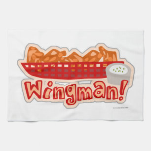Cheeky Chicken Wing Wingman Tea Towel