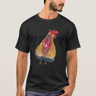 Cheeky Chicken with an Attitude Rooster Design T-Shirt