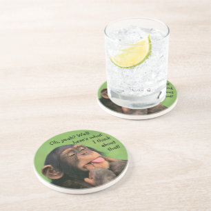 Cheeky Chimp Coaster