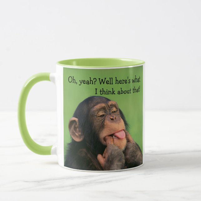 Cheeky Chimp Mug (Left)