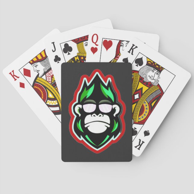 Cheeky Chimp Playing Cards (Back)
