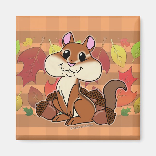 Cheeky Chipmunk - Magnet (Front)