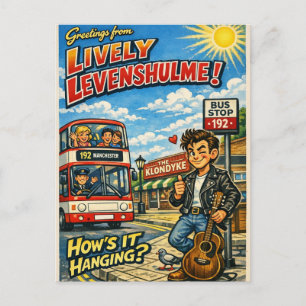 Cheeky Classic Levenshulme Postcard