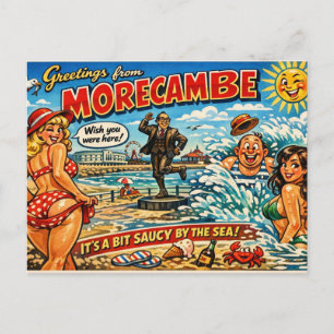 Cheeky Classic Morecambe Postcard
