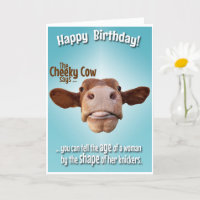  Cheeky Cow, Old Age Humour, Knickers
