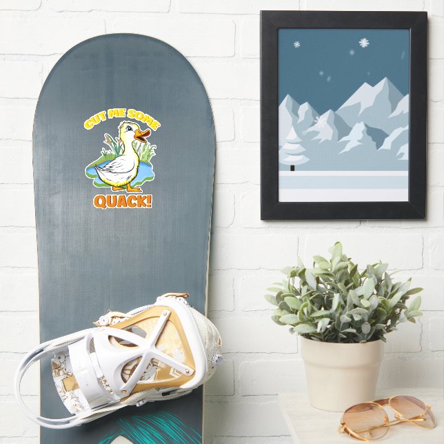 Cheeky duckling! (Snowboard)