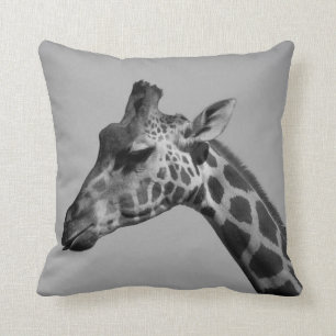 Cheeky giraffe cushion
