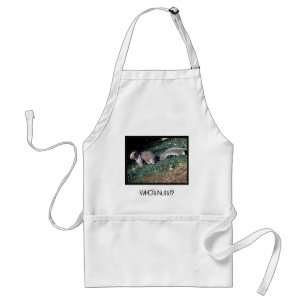 Cheeky Inquisitive Woodland Squirrel Standard Apron