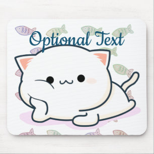 Cheeky Kawaii Style Kitten  Mouse Mat