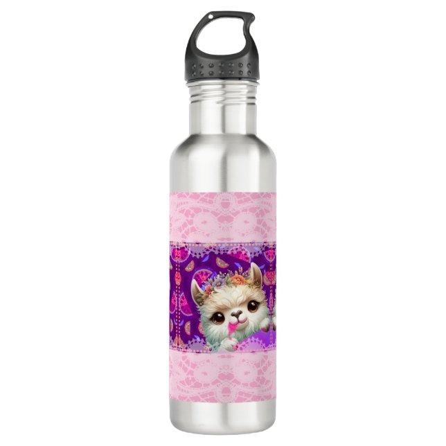 Cheeky Llama 710 Ml Water Bottle (Front)