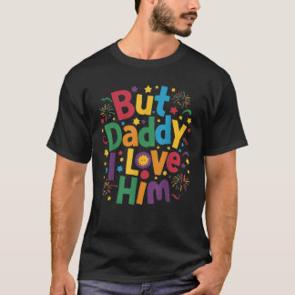 Cheeky Love Him Stars Confetti Fireworks Children T-Shirt