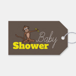 Cheeky Monkey, Baby Shower Gift Tags