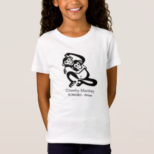 Cheeky monkey - BONOBO- Wild animals- Africa T-Shirt
