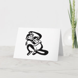 Cheeky monkey - BONOBO - Wildlife- Nature Card