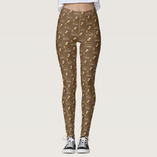 Cheeky Monkey Cartoon Design Leggings