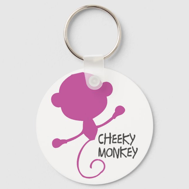 Cheeky Monkey Key Chain (Front)