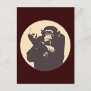 Cheeky Monkey Postcard