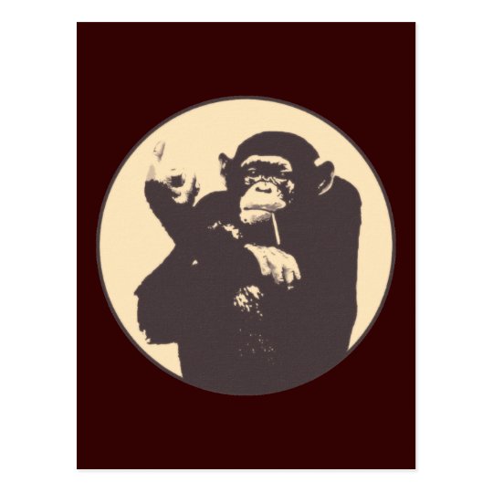 Cheeky Monkey Postcard