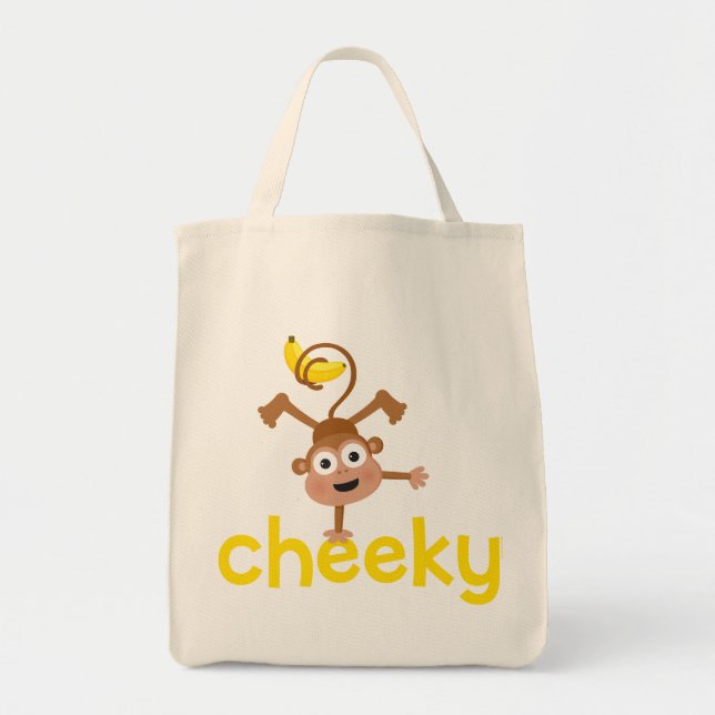 Cheeky Monkey Tote Bag (Front)