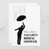 Cheeky Naughty Bridal Shower Party Invitation