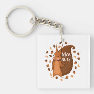 Cheeky Nutty Squirrel 41 Key Ring