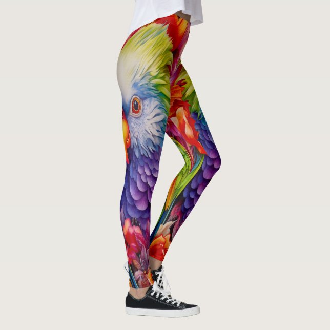 Cheeky Parrot Leggings - Pretty (Right)
