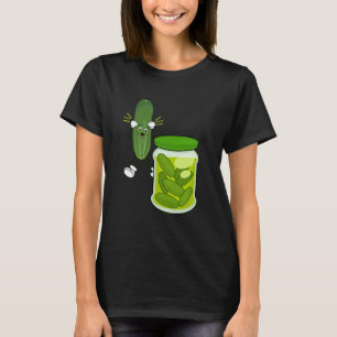 Cheeky Pickle Jar Vegetarians, Vegan, Veggie Lover T-Shirt