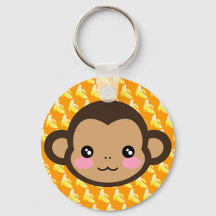 Cheeky Saru Key Ring