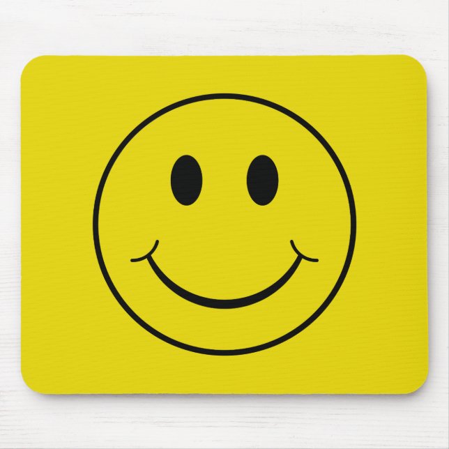 Cheeky Smiley Mouse Mat (Front)