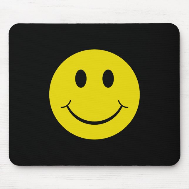 Cheeky Smiley Mouse Mat (Front)