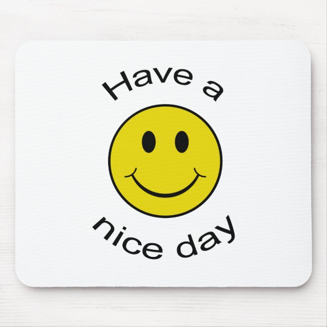 Cheeky Smiley Mouse Mat (Front)