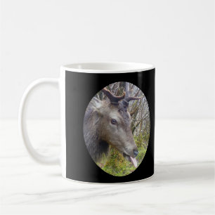 Cheeky Stag Sticking Tongue Out Funny Wildlife Coffee Mug