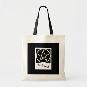 Cheeky Witch Bag - Black & White