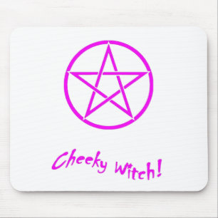 Cheeky Witch Star Collection (Pink) Mouse Mat