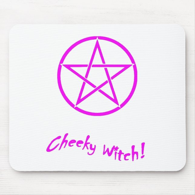 Cheeky Witch Star Collection (Pink) Mouse Mat (Front)