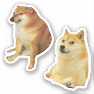 Cheems + Doge Memes Stickers Pack